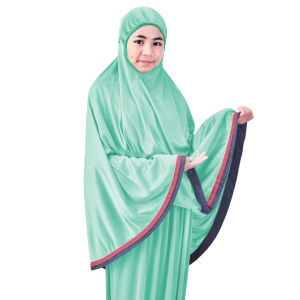 Kids Telekung Arafah ( Alya Apparels / Daily Prayer Children Umrah Soft Cotton Lycra / Breathable )