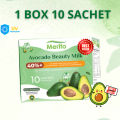 Merito Avocado Beauty Milk Japan Original Avocado Milk Beauty Collagen Drink Easy and Healthy Weight Loss 10 packs. 