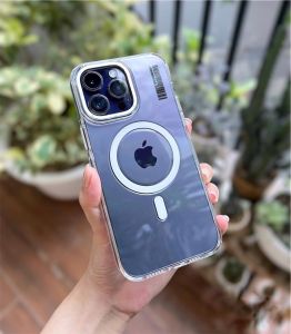 Ốp lưng cứng trong suốt Magsafe YOUNGKIT Crystal Shield Case cho IPhone  16 Pro Max / 14 ProMax / 15 ProMax. Chính hãng hàng cao cấp