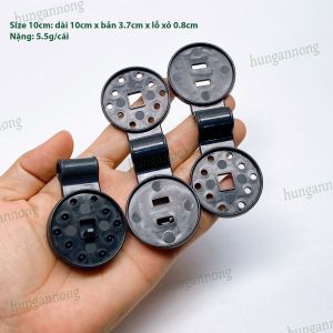 CD2A - 50 nút kẹp cố định rèm lưới bạt che nắng che mưa bạtcôn trùng size 10x3.7cm (xem trong mô tả) 50 nút CD2A