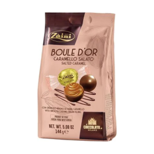 Zaini Boule Dor chocolate ball milk choc cream filling 144 - 154 g มีประมาณ 15 ชิ้น มี 4 รสชาติ จากอีตาลี