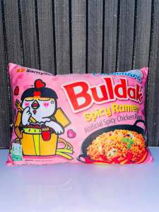 Noodles Snacks Pillows 11x16 Sizes Available Ultra Soft Polydex Microfiber Fabric washable