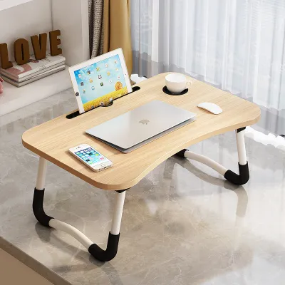 DAILYGO Mini Table Foldable Laptop Table Mini Desk Study Table Bed Table