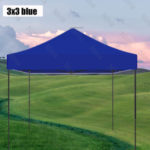 Retractable Tent 3x3 Khaki with Side Cover and Door Waterproof Outdoor Tent Gazebo Canopy Tent