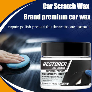 【Invalid refunds】Polishing Wax for light scratches 200g Fits all Cars and Motorcycle Paint Fast Repair of Scratches remove traces car Body rubbing Compound Moto Car mild remover Car Scratch Remover Repair Car Scratch Wax Scratches Repair Polishing Repair