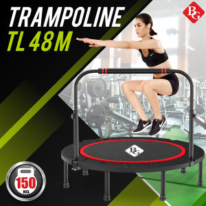 BG SPORT Trampoline Dewasa With Handle Alat Olahraga Fitness TL-48M (Handle)