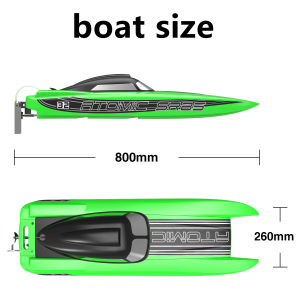 VOLANTEXRC ATOMIC SR85 80kmh RC Boat Racing High Speed With Auto Roll Back Function And All Metal Hardwares 798-3 ARTR