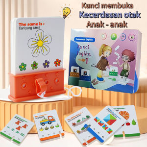 Mainan Kunci Logika Montessori Kreatif Anak Edukasi Permainan Kartu Toys Indonesia Inggris