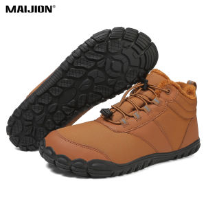 Barefoot Snow Boots High-top Plush Winter Outdoor Sneakers Men Women Warm Hiking Sports Shoes Ankle Boots Slight Waterproof