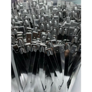 100PCS Multi-Purpose Locking Cable Metal Zip 304 Ties Stainless Steel Self Locking Zip Tie/Cable Tie
