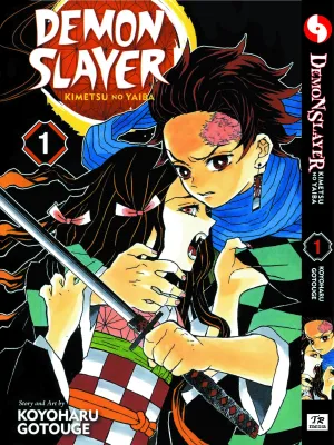 Vol. 1 English Manga Demon Slayer Japanese Manga English Version Physical Book Hardcopy