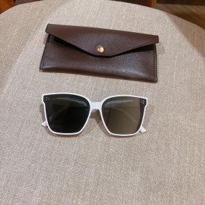 Mắt Kính Râm Nữ Chống Nắng Kính Mắt Thời Trang Màu Trắng Thanh Lịch Xu Hướng