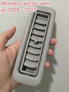 MONTERO aircon vent louver rear (1pc) (2008 - 2015) Gray air outlet grill rear ceiling blower 2008 2009 2010 2011 2012 2013 2014 2015