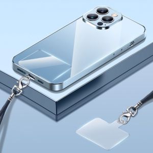 SUDMFK อะไหล่สำหรับเปลี่ยน ปรับได้ปรับได้ จี้เชื่อมต่อ อุปกรณ์เสริมโทรศัพท์ คลิปโปร่งใส สายคล้องโทรศัพท์มือถือ สายคล้องคอ ป้องกันการสูญหาย ปะเก็นสายคล้องโทรศัพท์ แพทช์สายรัด สายรัดนิรภัย แพทช์สายคล้องคอ