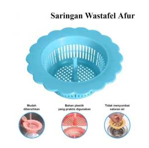 Saringan wastafel afur / 2 pcsbak cuci piring tutup wastafell bahan PVC