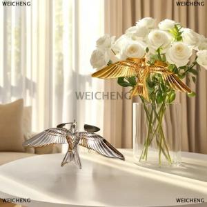 [COD] WEICHENG Titanium Steel Peace Dove Open Rings Women Adjustable Punk Style High-End Retro Style Non Fading Jewelry Accessory