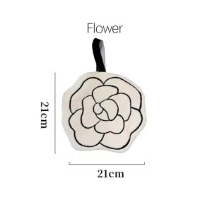 Convenient Hanging Double-layer Hand Towel Home Thickened Speed Dry Absorbent Hand Cloth Kitchen and Bathroom Foot Mat