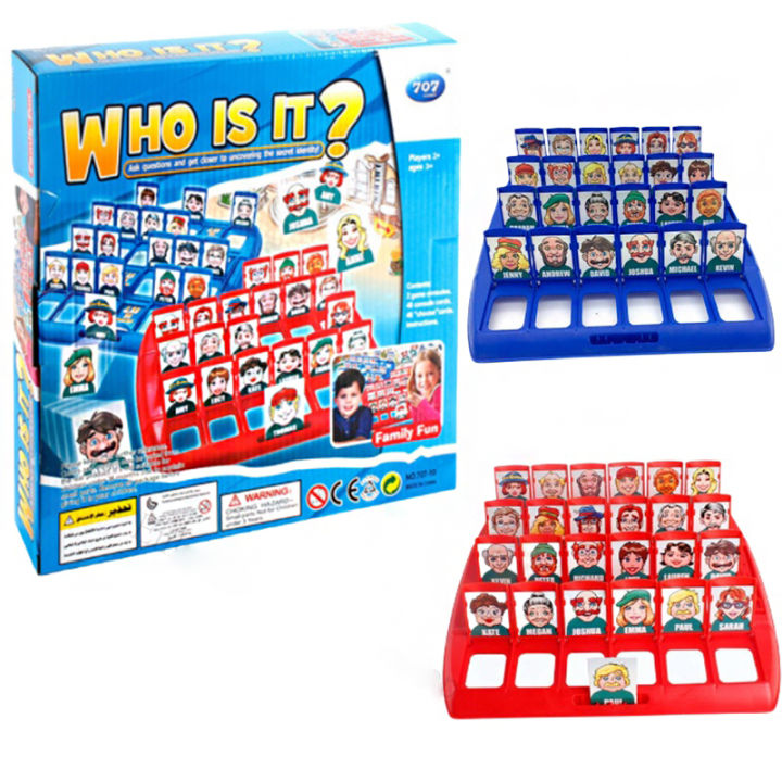 Guess Who Is It Who Is It Board Game Memory Training Parent Child Interactive Educational Guess Who Is It Who Is It Board Game Memory Training Parent Child Interactive Educational