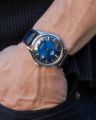 Orient Bambino Version 4 FAC08004D0 Blue Dial Classic Automatic Men's Watch. 