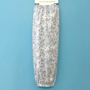 Womens Ice Silk Sunscreen Arm Sleeves High-Value Loose Arm Protector Summer Cycling Floral Print Ice Sleeves