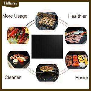 [Hillarys] แผ่นรองย่างบาร์บีคิวแบบนอนสติกใช้ซ้ำได้อุปกรณ์ในครัวสำหรับอบบาร์บีคิว