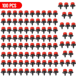 50/100Pieces Adjustable Irrigation Dripper Sprinkler Emitter Dripper Micro Drip Irrigation Sprinkler for Watering System