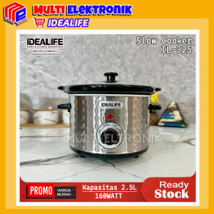 Slow Cooker Idealife IL-325 / IL-350 Multifungsi Low Watt