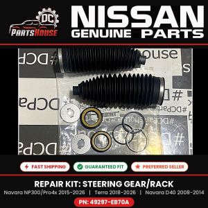 Genuine Nissan Steering Gear Repair Kit [ Seals ] - [Navara NP300 D40 Terra] (All Year)