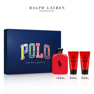 Ralph Lauren Polo Red Eau de Toilette Gift Set | Polo Red EDT 125ml + 2-Pc Gifts