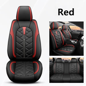 Isuzu 5Pcs Leather Car Seat Cover Universal Full Set Car Seat Suitable for Dmax Mux Trooper Sportivo Hi-Lander Fuego Alterra Model etc