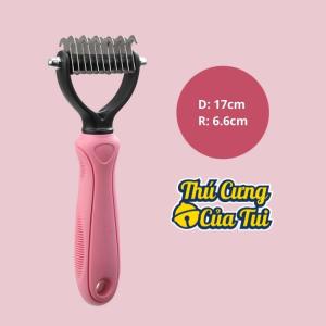 Lược chải gỡ lông rối cho chó mèo cao cấp - Thú cưng của tui