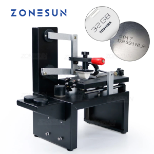 เครื่องพิมพ์แบบแผ่นคู่มือ ZONESUN ZS-RM7A สำหรับการพิมพ์โลโก้และลวดลายแบบคงที่