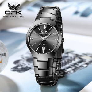 OPK Mens Watch 30 Meters Water Proof Quartz Movement Wear-resistant  Mirror Luminous Casual Stainless Steel Strap