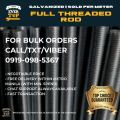 FULL THREADED ROD 3/8 | 1/2 | GALVANIZED (GI) 1 METER PER ORDER | EverTop Online. 