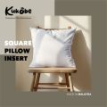 40cm X 40cm Square Pillow Insert White Pillow Inner Blue Pillow. 