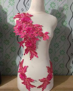 RENDA BORDIR BUNGA ASTER