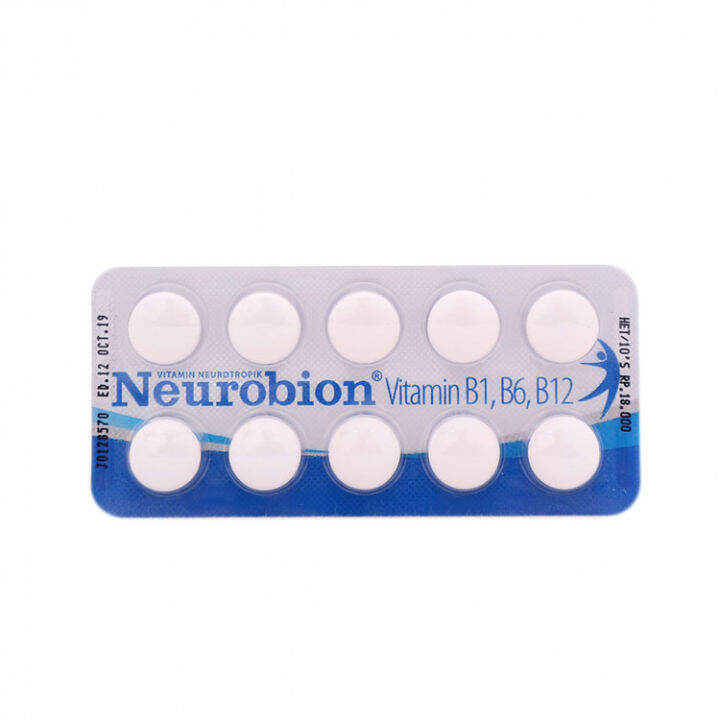 NEUROBION PUTIH TABLET Suplemen Vitamin Neurotropik Untuk Kesehatan ...