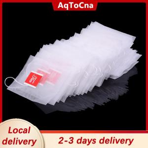 [COD] AqToCna Ship within 24 hours 100pcs Nylon Empty Tea Bags Tea Infuser New Herb Spice Filter Strainer Tea Bag