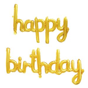 16inch Happy Birthday Decoration Letter Set Balloons Foil First Birthday Party Baby Shower Party Supplies