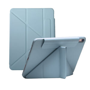 เคสใส เคสไอแพด Yพับcase for ipad Air7 2025 Air6 2024 11 inch Air5 Air4 10.9 Gen10 2022 Gen11 2025 Pro11 Pro11 2024 วัสดุอะคริลิค พบได้ เคสกันกระแทก แอร์6 แอร์4 แอร์5 เจน10 เจน9/8/7/6/5 โปร11นิ้ว หลังใส พร้อมถาดใส่ปากกา รูปตัว Y เคสไอ ipad case