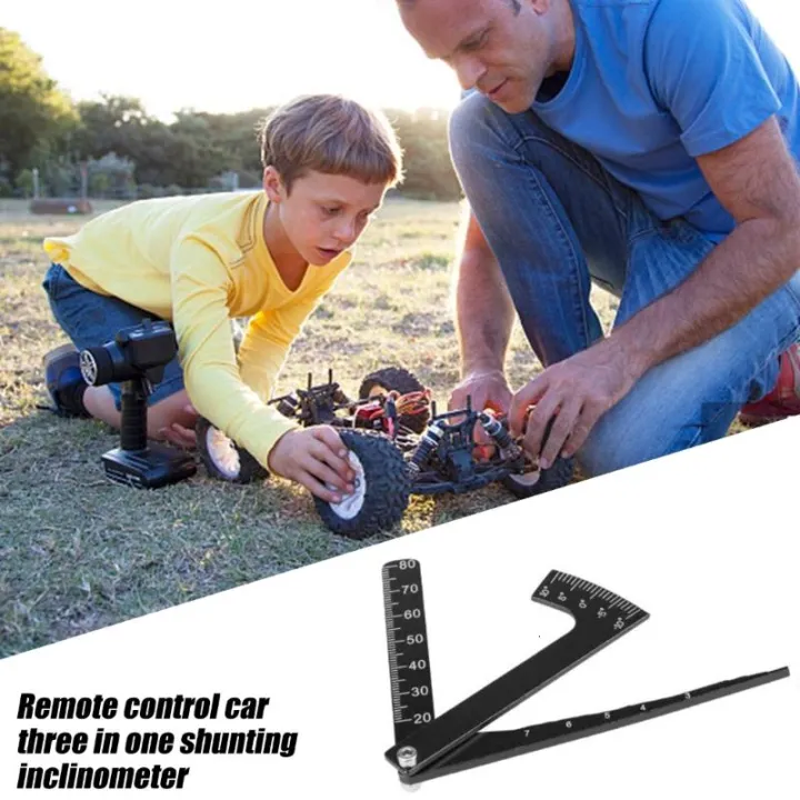 Automotive Adjustable Ruler 3IN1 Multiple Use Remote Control Car Camber Gauge Adjusting Ruler ...
