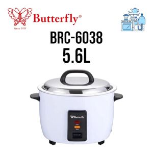 BUTTERFLY ELECTRIC RICE COOKER 5.6L BRC-6038