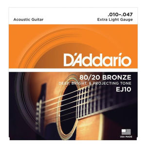 DAddario EJ10 80/20 Bronze Senar Gitar Akustik Folk