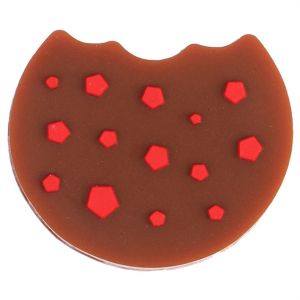 Silcone Tennis Racket Vibration Pizza Hamburger Tennis Racquet Dampener Cute Cookie Racquet Shock Absorber Racket Sports