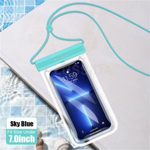 INTOONE Dưới nước Màn Hình cảm ứng Dưới 7.0 inch Điện Thoại chống thấm nước Trường Hợp Điện Thoại di động Bìa BƠI Trường Hợp Điện thoại Pouch