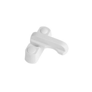 YESPERY 2Pcs Plastic Child Safe Security Window Door Sash Inside Lock Safety Lever Handle Sweep Latch