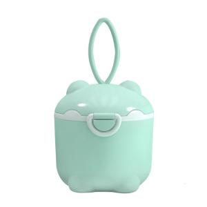 Baby Formula Dispenser Container Portable Milk Storage Box with Carry Handle & Spoon for Travel Outdoor Activity