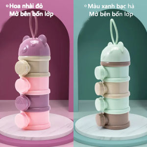 Hộp Đựng Sữa Bột & Đồ Ăn Nhẹ Cho Bé – Chia Ngăn Tiện Lợi Bảo Quản Dễ Dàng Mang Theo Khi Đi Ra Ngoài
