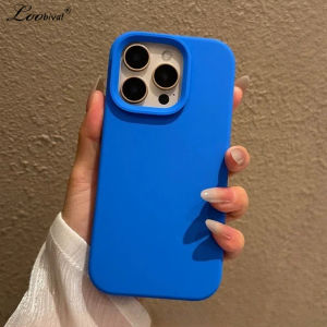 Candy Solid Color Matte Soft Case for iPhone 14 15 16 17 Pro Max Plus 11 12 13 Camera Control Button Liquid Silicone Slim Cover