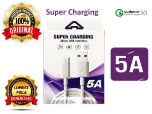 5A Super Flash Charge Micro USB 1M Huawei Samsung Xiaomi Asus Oppo Vivo [Real SuperCable]